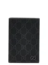 Gucci Gg Passport Holder In Black