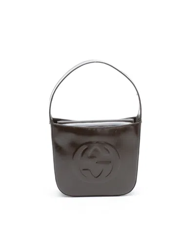 Gucci Gg Patent Leather Bag In Red