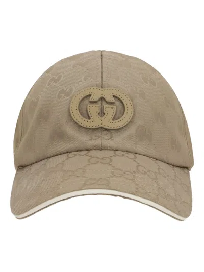Gucci Gg-pattern Baseball Cap In Neutral