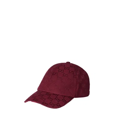 Gucci Gg Pattern Baseball Cap In Brown