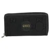 GUCCI GUCCI GG PATTERN BLACK CANVAS WALLET  (PRE-OWNED)