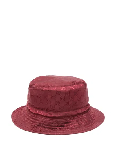 Gucci Gg-pattern Bucket Hat In Pink