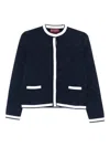 Gucci Knitwear With Front Pockets And Long Sleeves In Blue