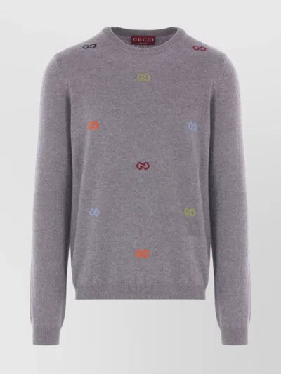 GUCCI GG PATTERN CREWNECK SWEATER