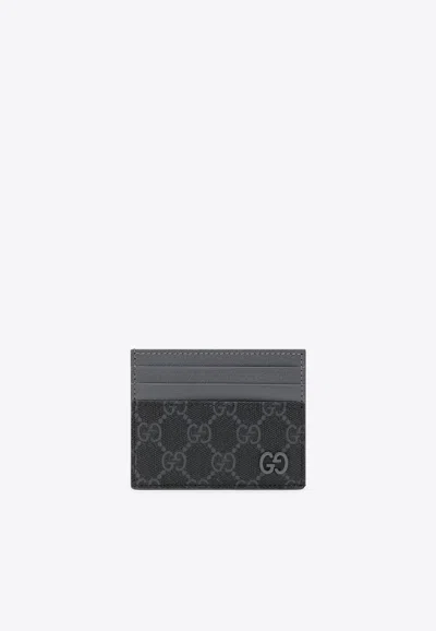 Gucci Gg-pattern Leather Cardholder In Multi