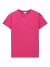 Gucci Gg-pattern Short Sleeve T-shirt In Pink