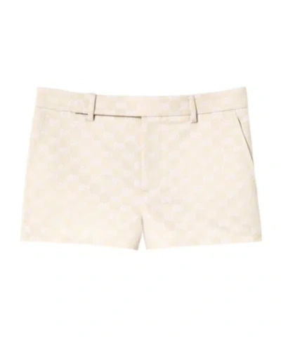 Gucci Gg Pattern Shorts In Pink