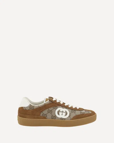 Gucci Gg Pattern Trainers In Multi