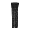 Gucci Gg Pattern Tights In Black
