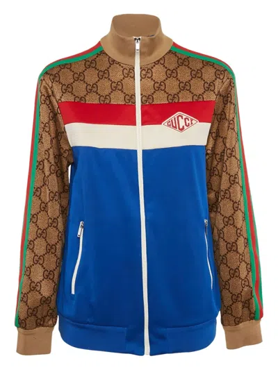 Pre-owned Gucci Gg Pattern Track Jacket