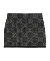 Gucci Gg-pattern Tweed Miniskirt In Gray