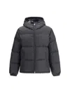 Gucci Gg Patterned Padded Down Jacket In Black