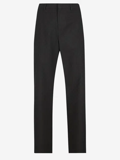 GUCCI GUCCI GG PATTERNED WOOL BLEND TROUSERS