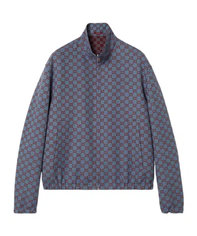 GUCCI GG PIED-DE-POULE WOOL JACKET
