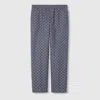 Gucci Gg Pied-de-poule Wool Leisure Pants In Multi