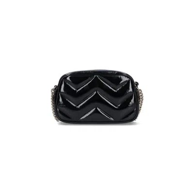 GUCCI GUCCI GG PLAQUE PADDED SHOULDER BAG