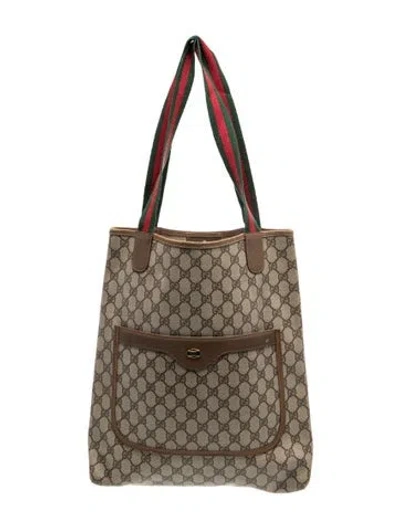 Pre-owned Gucci Gg Plus Gg Monogram Tote In Brown