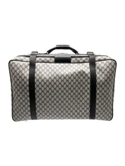 Pre-owned Gucci Gg Plus Suitcase Vintage In Neutral