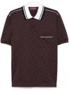 Gucci Short-sleeved Polo Shirt In 红色