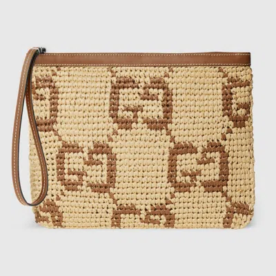 Gucci Gg Pouch In Brown