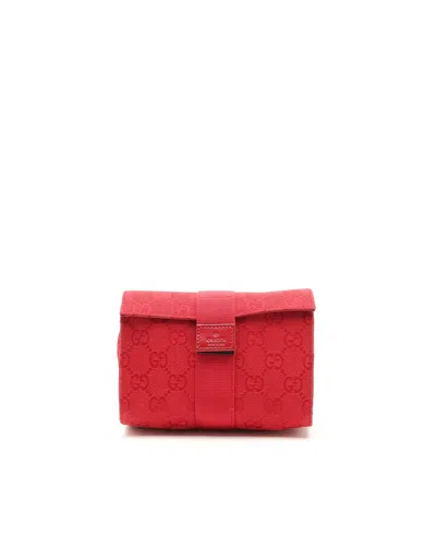 Gucci Gg Pouch In Red