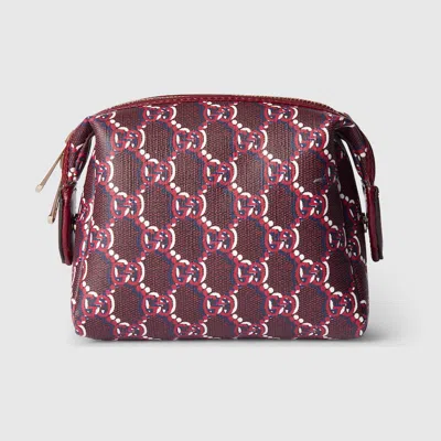 【GUCCI】GG Supreme Shadow Logo Pouch Clutch Bag ROSSO RED Gucci Gg Pouch In Red | ModeSens