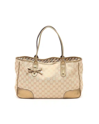 Gucci Gg Princy Tote Bag In Gold