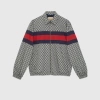 GUCCI GUCCI JACKE AUS BAUMWOLLE MIT GG PRINT