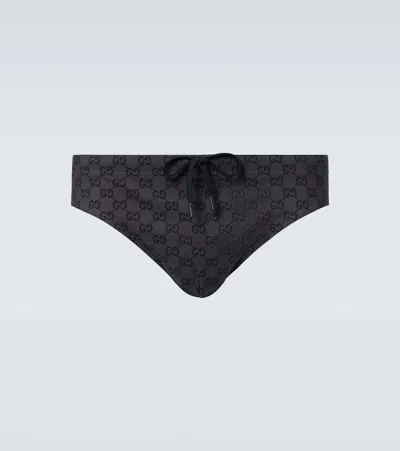 Gucci Gg Printed Swim Briefs
