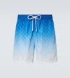 Gucci Printed Technical Poplin Swim Shorts