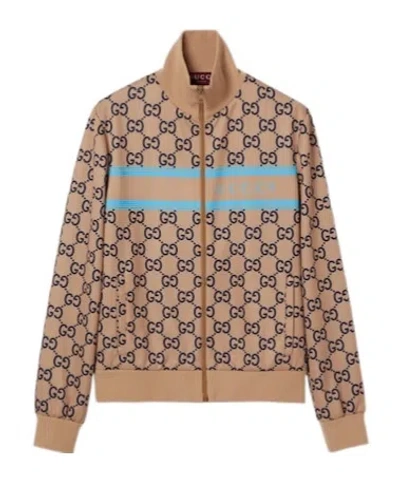 Gucci Gg Printed Zipper Jacket