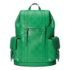 Gucci Gg Printing Embossing Backpack Green