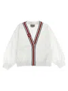 Gucci Gg Quadro Cardigan In White