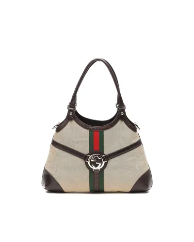 Gucci Gg Reins Bag In White