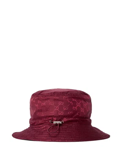 Gucci Gg Reversible Bucket Hat In Red
