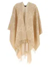 Gucci 'gg' Reversible Cape In Brown