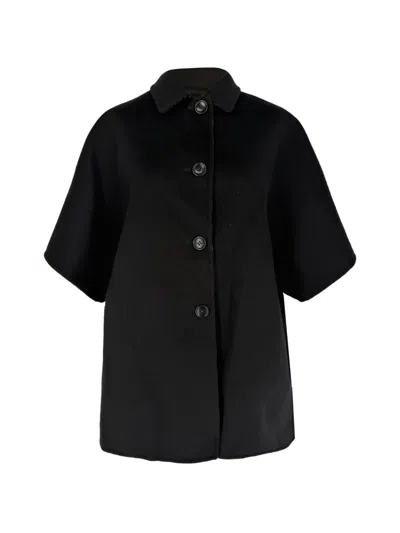 Pre-owned Gucci Gg Reversible Coat In Black