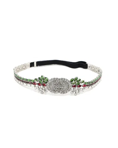 Gucci Gg Rhinestone Choker In Yellow