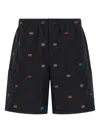 Gucci Gg Ripstop Bermuda Shorts In Black