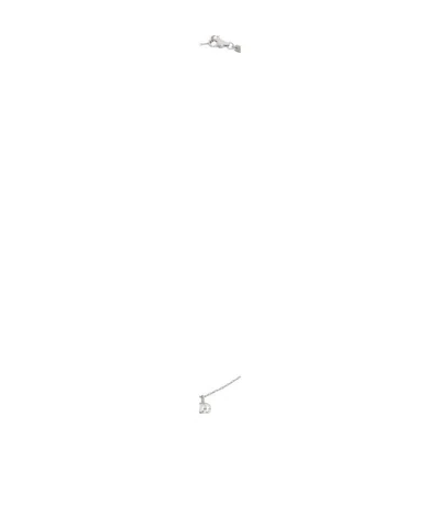 Gucci Gg Running 18k Necklace In White Gold