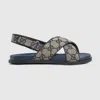 Gucci Children's Gg Sandal In Blue