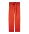Gucci Gg Satin Pants In Red