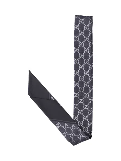 Gucci 'gg' Scarf In Blue