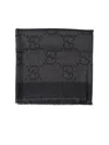 Gucci 'gg' Scarf In Black