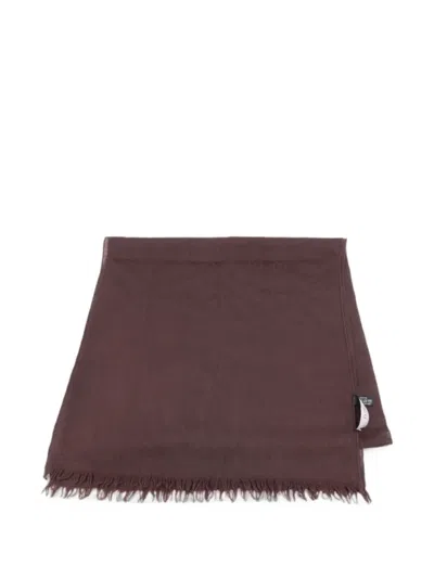Pre-owned Gucci Gg Scarf In Brown