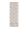 Gucci Gg Scarf In White