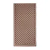 Gucci Brown Signature Pattern Scarf In Brown