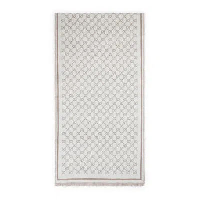 Gucci Gg Scarf Women In Neutral