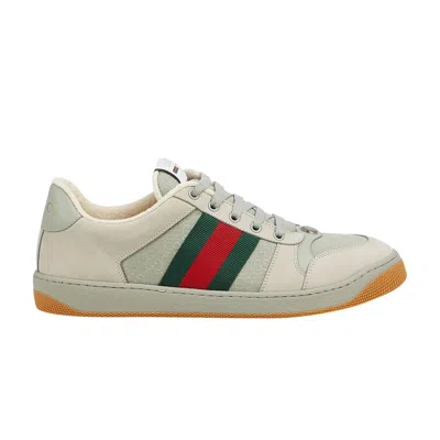 Pre-owned Gucci Gg Screener 'gg Canvas - Grey Gum' | Men's Size 5.5
