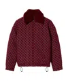 Gucci Gg Shadow Bouclé Jacket In Red